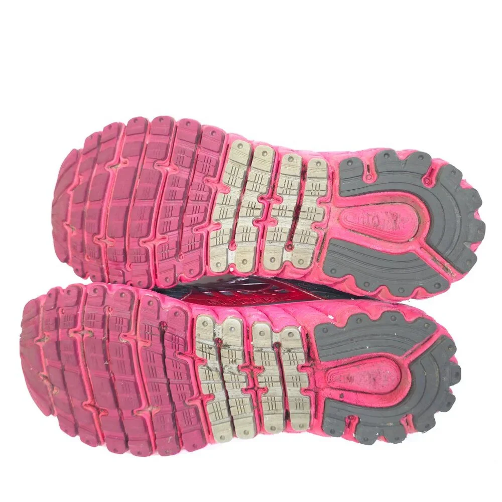 Brooks Ghost 14 Women’s Gray Pink Running Shoes Cushion Support Sneakers 8.5B - Picture 4 of 10